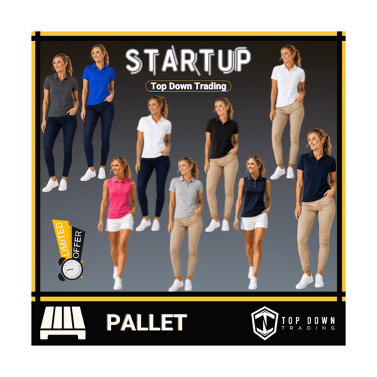 £1 Clothes Sale Women's Polo Shirts Pallet