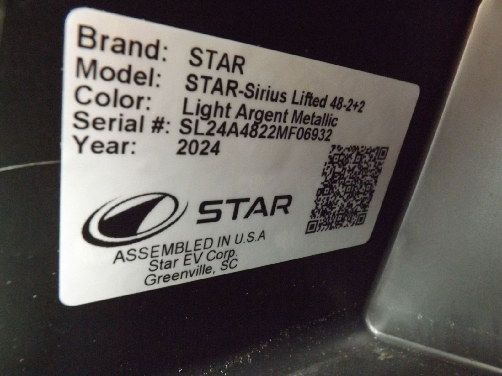 2024 Star EV SIRIUS 2+2 LIFTED LITHIUM for Sale