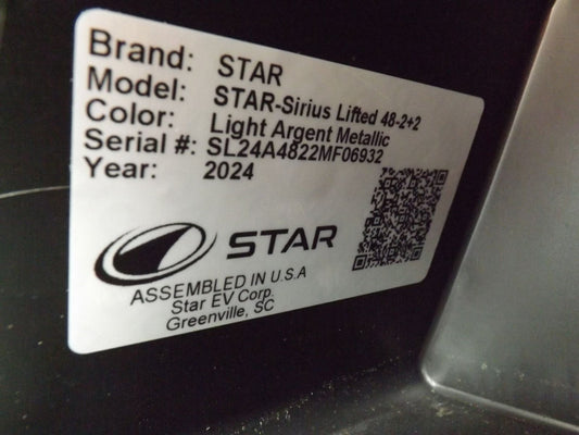 2024 Star EV SIRIUS 2+2 LIFTED LITHIUM for Sale