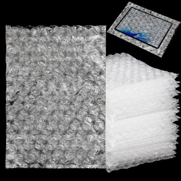 200 Bubble Wrap Bags for Moving & Shipping – 10.2 x 15.2 cm Transparent