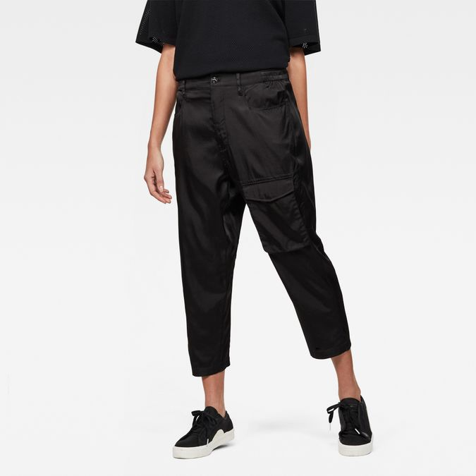 G-Star RAW Boxxa 3D Mid Boyfriend Women Dark Black - W24L32