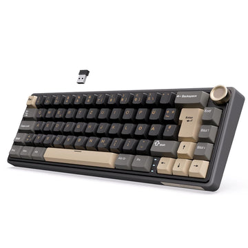 RK ROYAL KLUDGE R65 Wireless Mechanical Gaming Keyboard QWERTZ RGB – Black