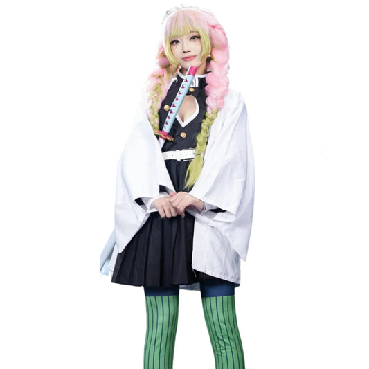 Mitsuri Kanroji Cosplay Costume Complete Set – XL