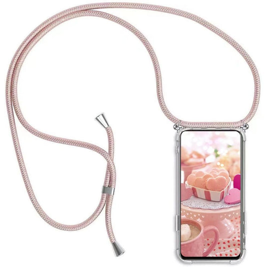 Xiaomi Phone Case with Neck Strap Compatible Redmi 15C / Poco C85 – Rose Gold