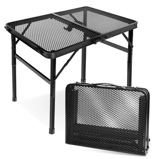 Folding Picnic Table Outdoor Portable Compact 23.6” x 15.7” – E EASTSTORM