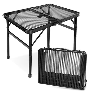 Folding Picnic Table Outdoor Portable Compact 23.6” x 15.7” – E EASTSTORM