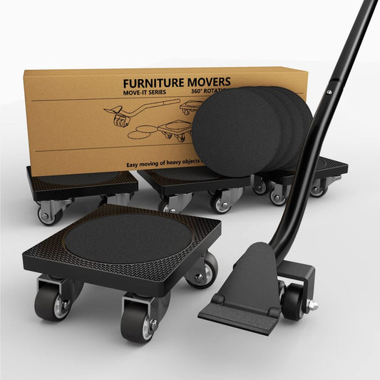 Furniture Transport Roller Set for Heavy Furniture – 227 KG Max Load Capacity