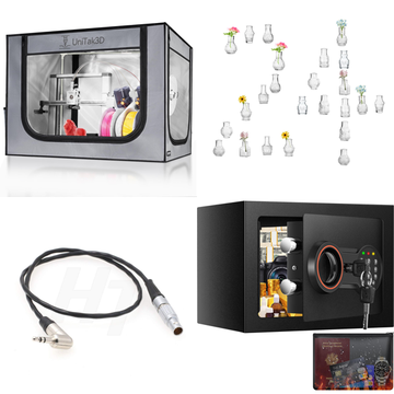 Pallet – Mixed Goods – 3D Printer Enclosure, Ultrasonic Cleaner, Safe, Calendar, Women's Apparel