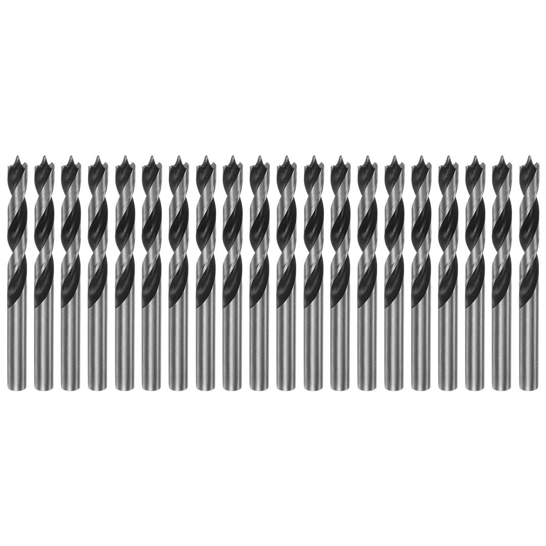 Wood Drill Bit Set 20pc Spiral Twist Straight Shank 3in Depth – 9.5mm