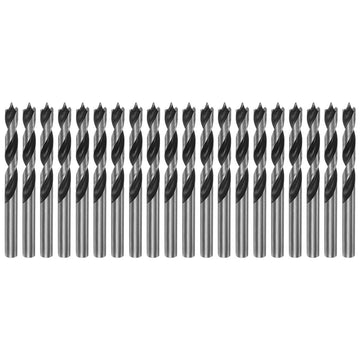 Wood Drill Bit Set 20pc Spiral Twist Straight Shank 3in Depth – 9.5mm