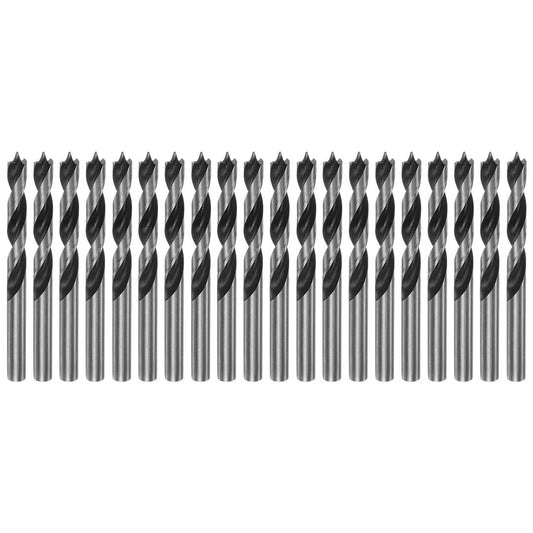 Wood Drill Bit Set 20pc Spiral Twist Straight Shank 3in Depth – 9.5mm