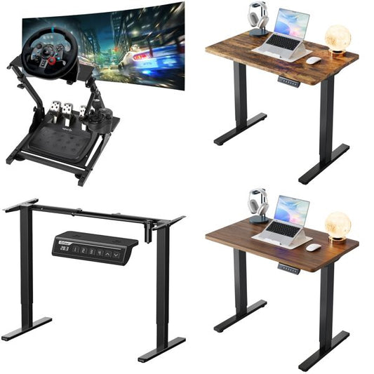 Pallet – Office Furniture – Height-Adjustable Desks, Frames, Steering Wheel Stand, Side Table, Storage Shelves