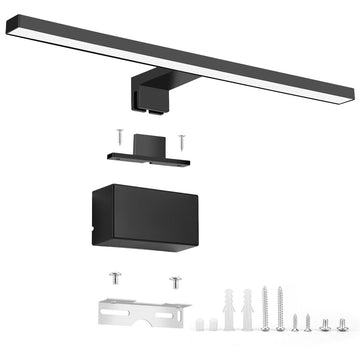 Mirror Vanity LED Light 8W 4000K IP44 – Black 45cm