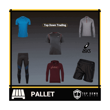Asics Clothing Wholesale Liquidation Pallet