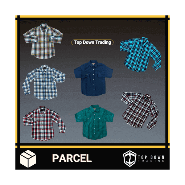 Boys Check Shirts Liquidation Stock Joblot