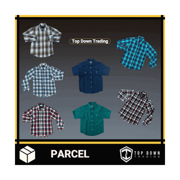 Boys Check Shirts Liquidation Stock Joblot