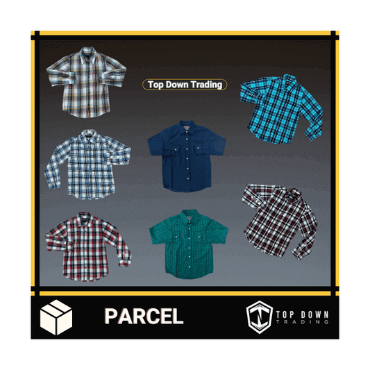 Boys Check Shirts Liquidation Stock Joblot
