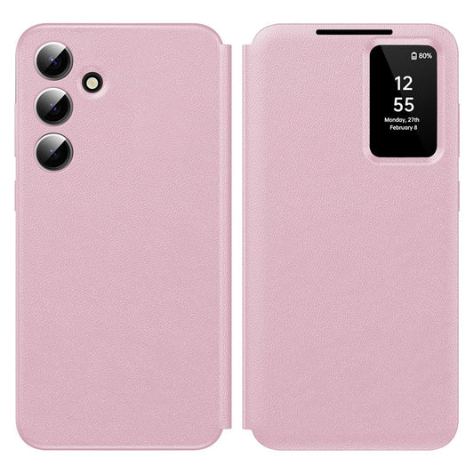 Samsung Wallet Mirror Phone Case Clear View Flip with Card Slot – Galaxy A56