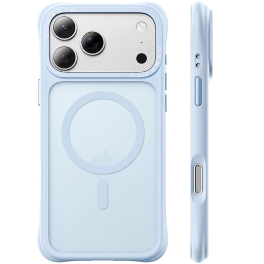 iPhone 17 Pro Max MagSafe Case AirBuffer Shockproof Reinforced Magnet – Baby Blue