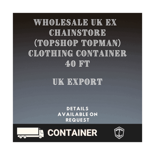 Ex Topshop Topman UK Fashion Container 40ft