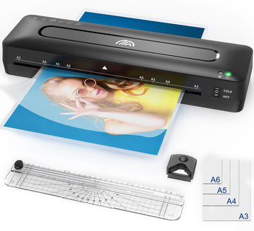 A3 5-in-1 Laminator Hot & Cold with Pouches, Cutter & Corner Rounder