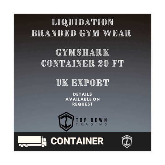 GymShark Gym Wear Liquidation Stock Container