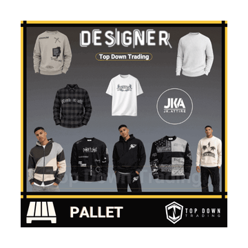 JK Attire Men's Wholesale Designer Clothing Pallet