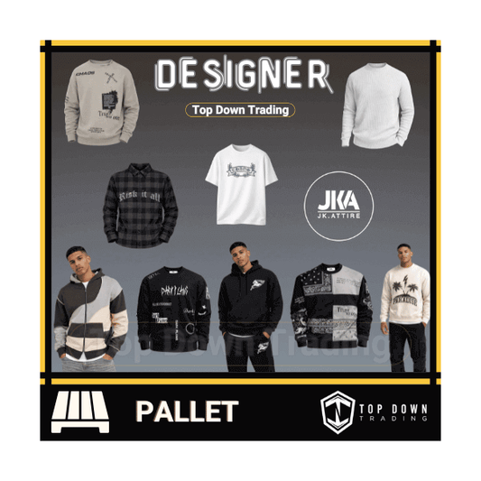 JK Attire Men's Wholesale Designer Clothing Pallet