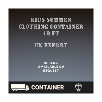 Kids Summer Clothing Container 40ft UK Export