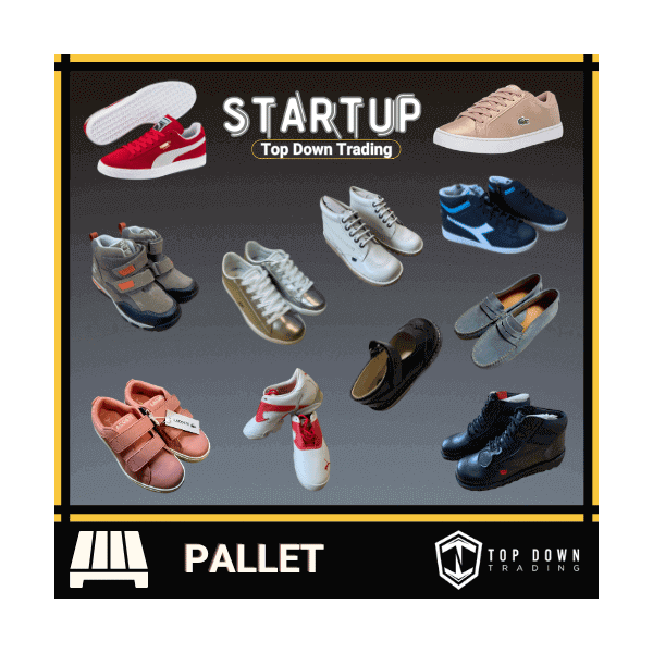 Kids Wholesale Branded Shoes Startup Pallet