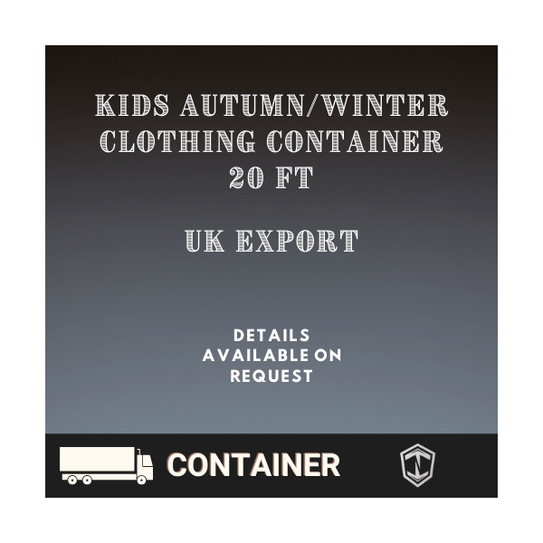 Kids Wholesale Clothes Container UK Export