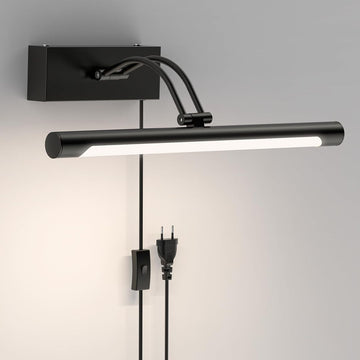 LABOREDUCER 36cm LED Picture Light with Cable and Plug – Black
