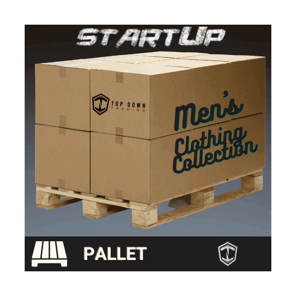 Men's Business Startup Branded Clothing Pallet