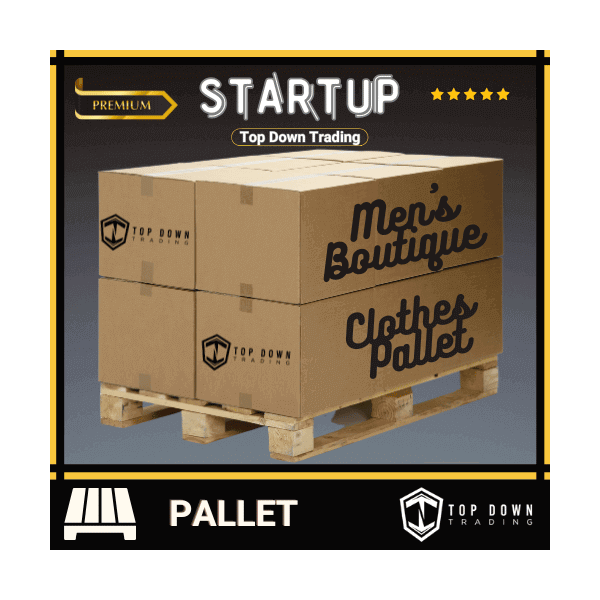 Men's Clothing Boutique Liquidation Startup Pallet