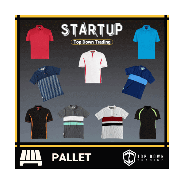 Men's Polo Shirts Wholesale Liquidation Pallet