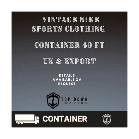 Nike Vintage Clothing Wholesale Container 40ft