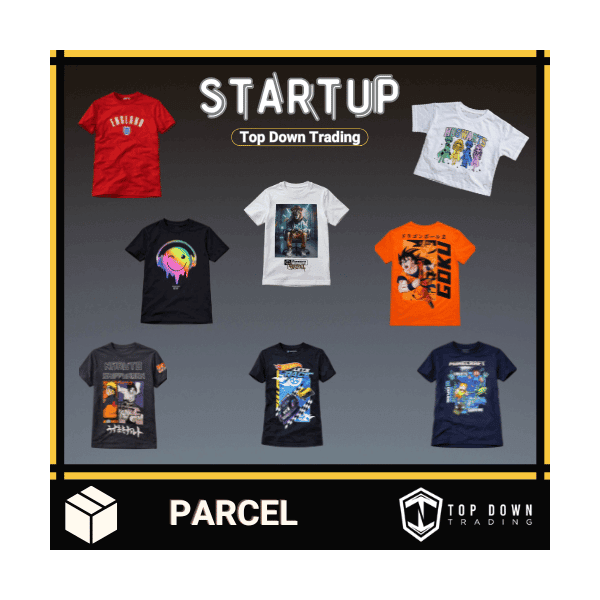 Official License Kids Wholesale T-shirts Joblot