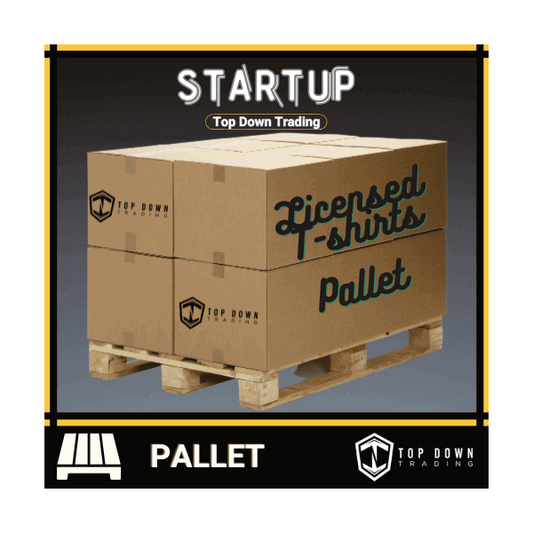 Officially Licensed T-Shirts Business Startup Pallet