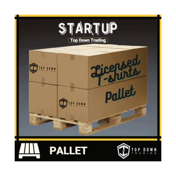 Officially Licensed T-Shirts Business Startup Pallet