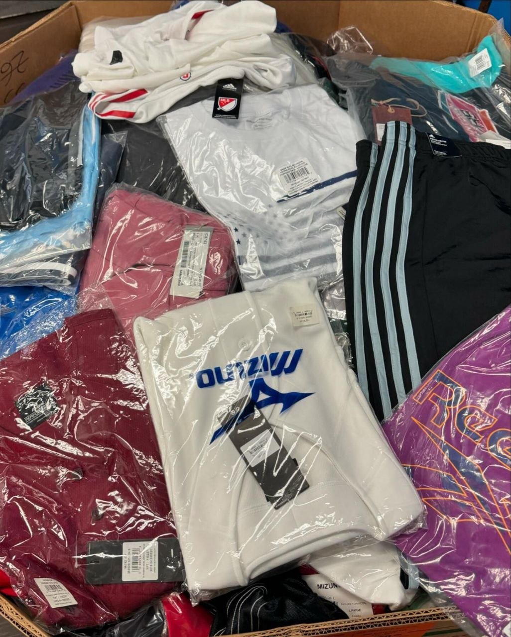 sport clothing pallets-Bulk liquidation sales