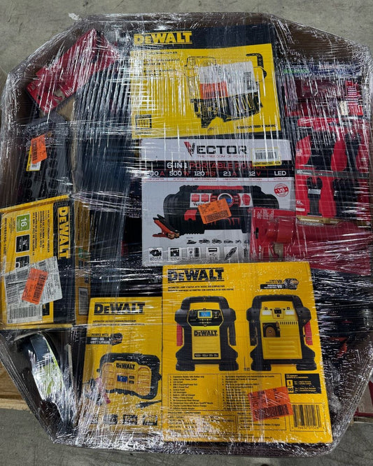 Tool Pallets – Featuring DeWalt, Milwaukee & Rigid Tools