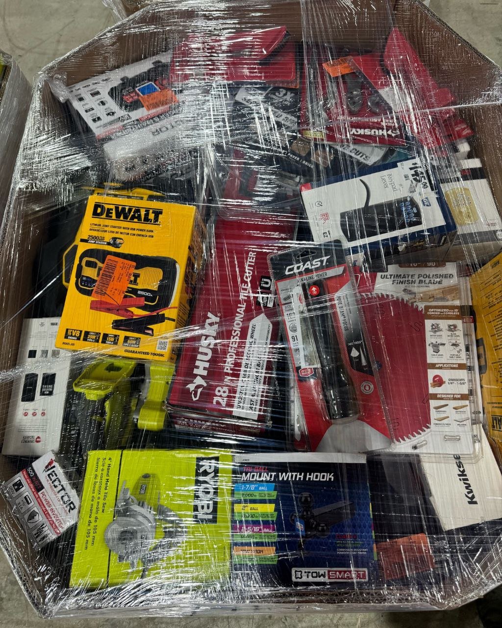 Tool Pallets – Featuring DeWalt, Milwaukee & Rigid Tools