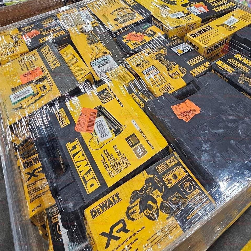 Tool Pallets – Featuring DeWalt, Milwaukee & Rigid Tools