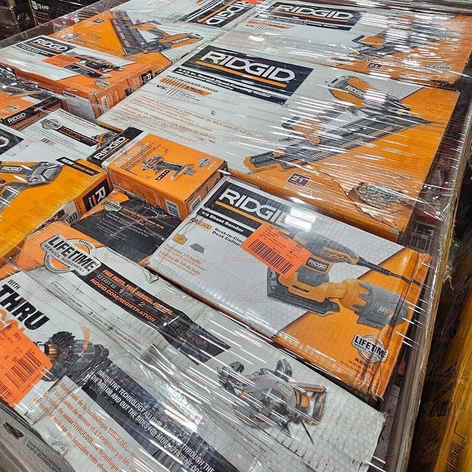 Tool Pallets – Featuring DeWalt, Milwaukee & Rigid Tools