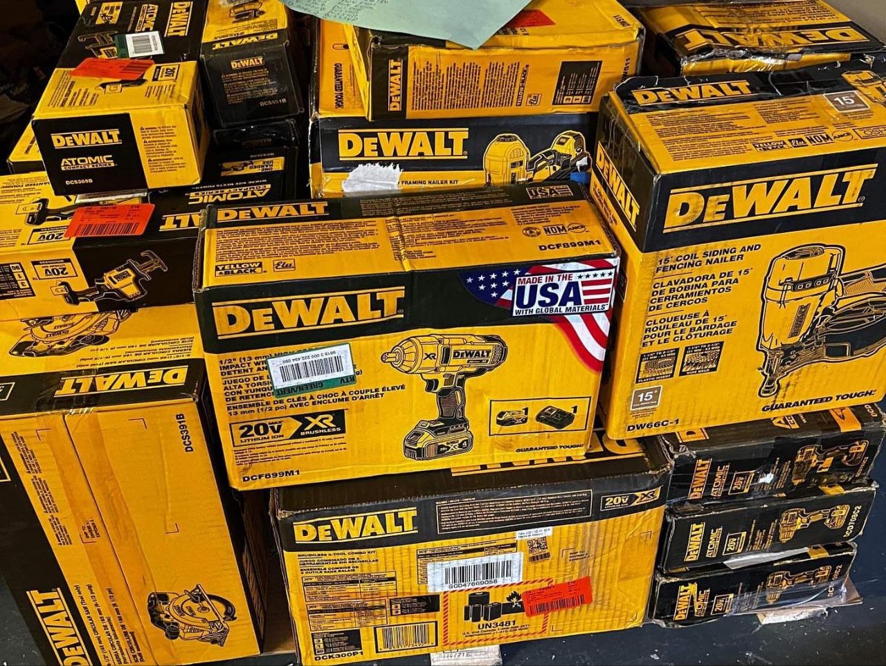 dewalt tool pallets-Bulk liquidation sales