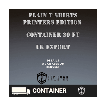 Plain T Shirts Printers Clothing Container
