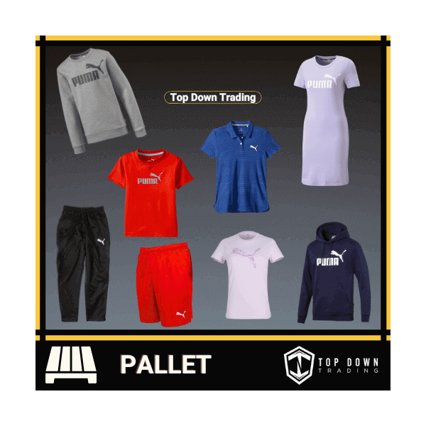Puma Wholesale Sports Clothing Liquidation Pallet