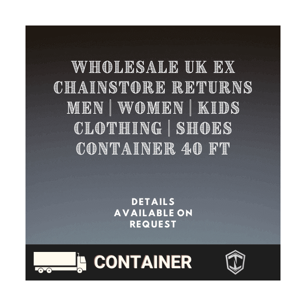 UK Ex Chainstore Clothes | Shoes Returns Kg Container