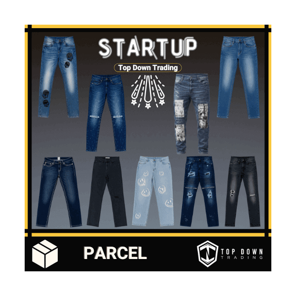Wholesale Branded Jeans Reseller Startup Box