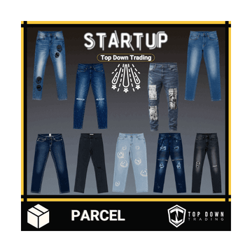 Wholesale Branded Jeans Reseller Startup Box